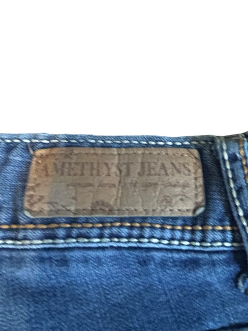 Amethyst Rachel Bootcut Distressed Stretch Jeans Size 13 - Picture 11 of 13